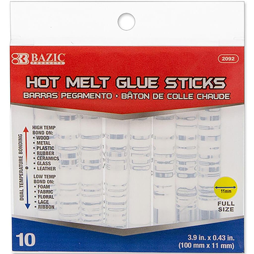 Full Size Hot Melt Glue Sticks Dual Temp. 3.9in x 0.43in