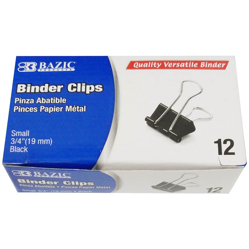 Binder Clips - 100 Pcs Foldback Clips 4 Sizes Paper UAE