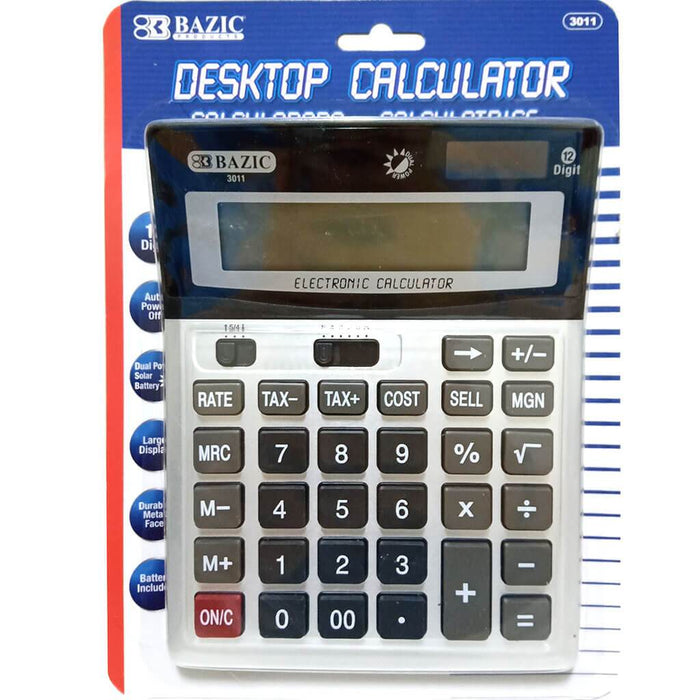 12-Digit Desktop Calculator with Profit & Tax Functions
