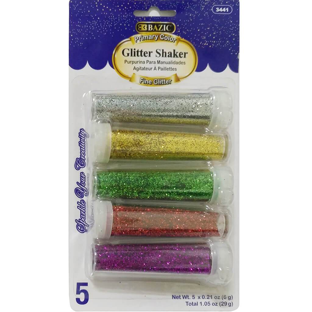 Primary Color Glitter Shaker 6g