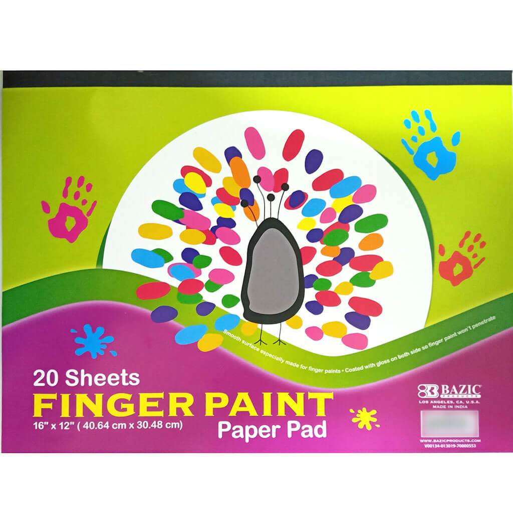 Finger Paint Paper Pad 20ct 16 x 12in