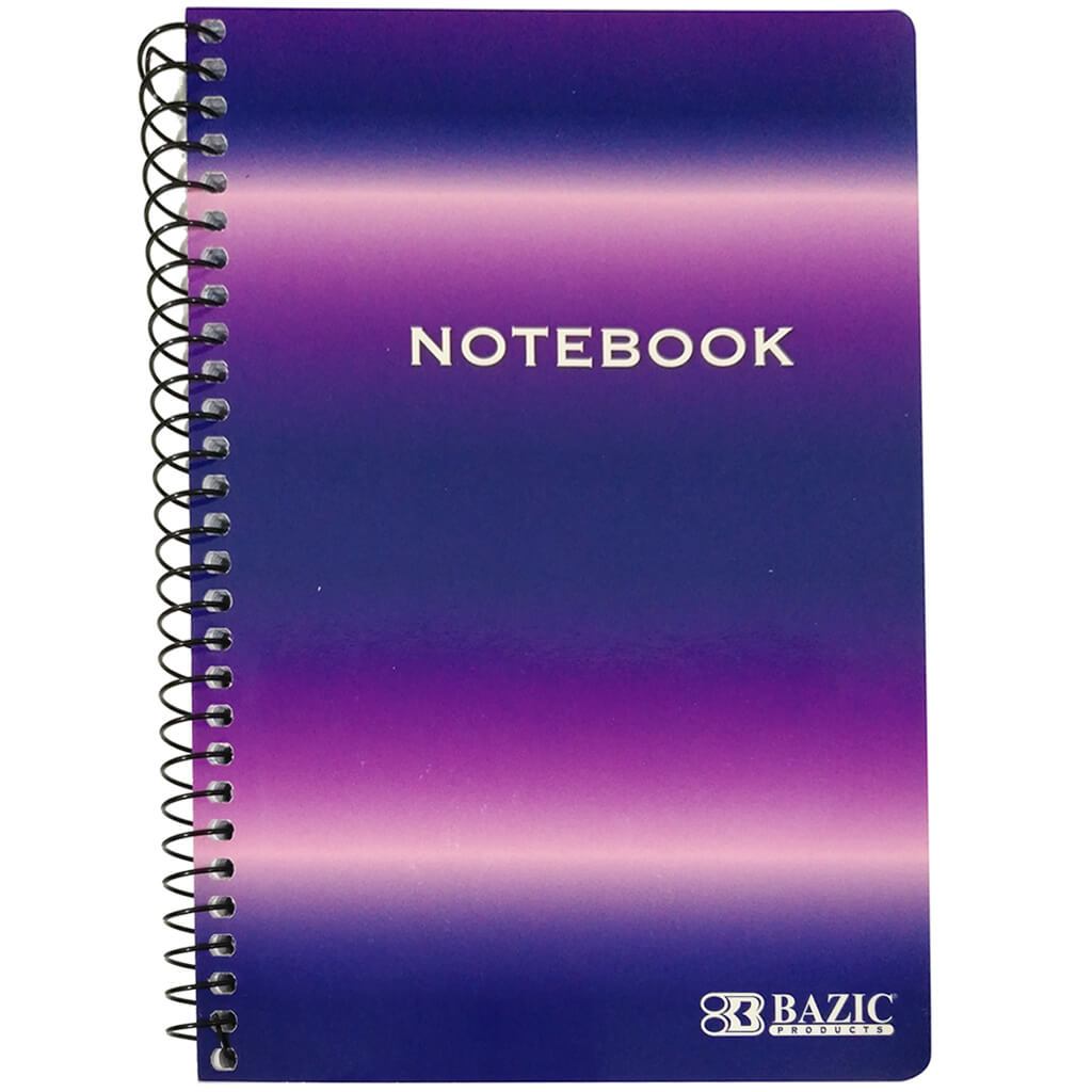 Personal/Assignment Spiral Notebook 120ct 5in x 7in Purple