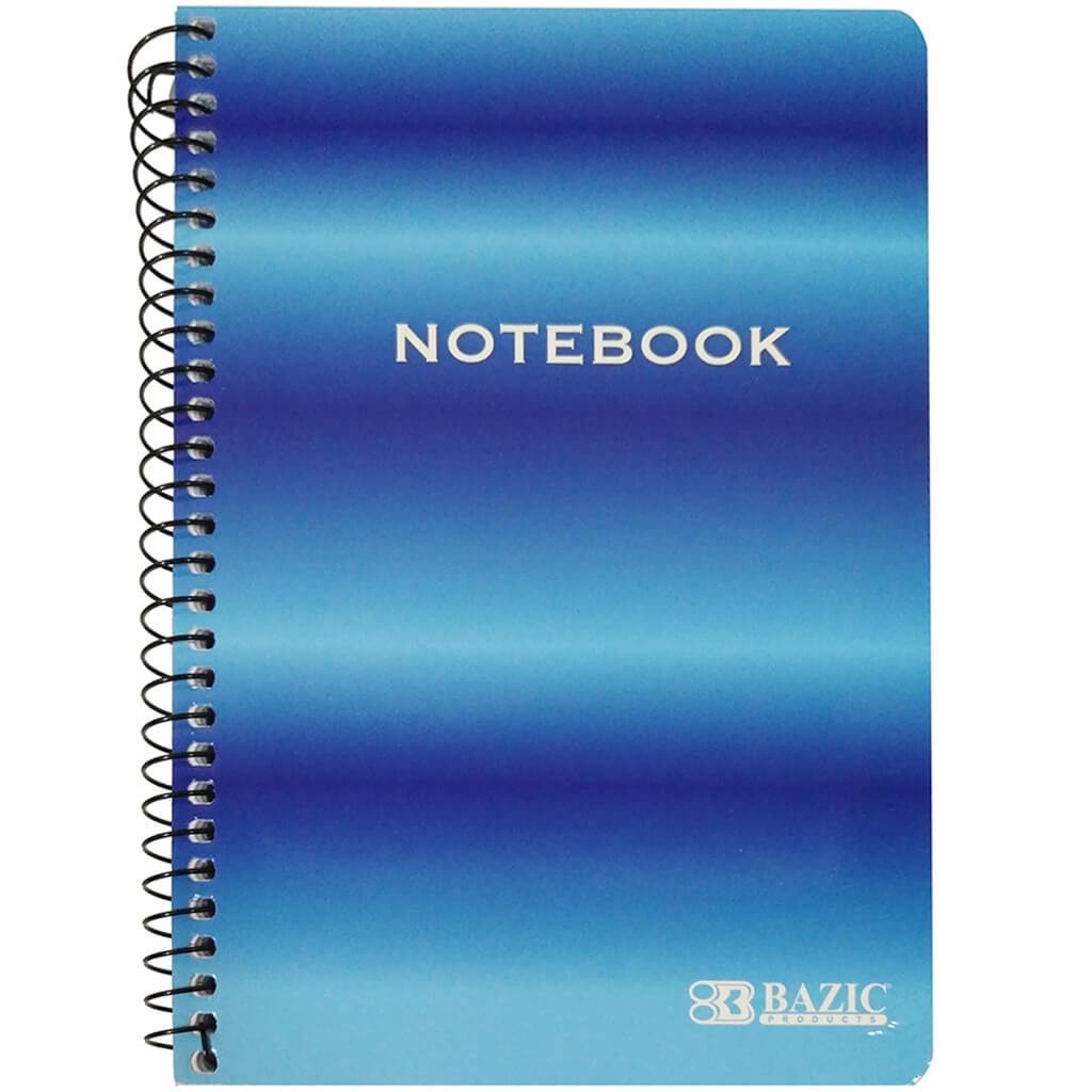 Personal/Assignment Spiral Notebook 120ct 5in x 7in Blue