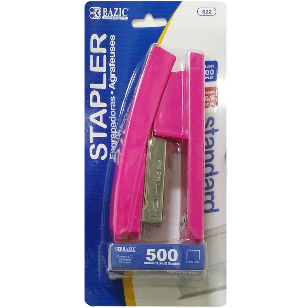 Bazic Standard Stapler Bright Color