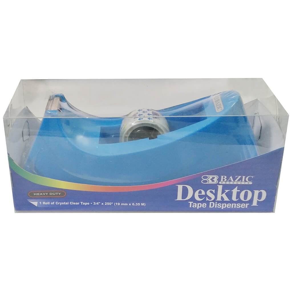 Bazic Core Heavy Duty Desktop Tape Dispenser with Tape Refill