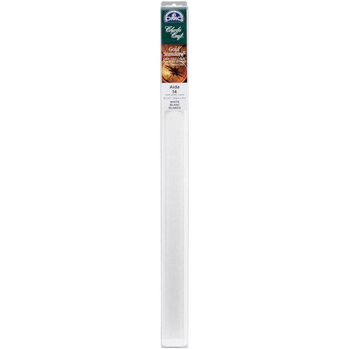 Craft Gold Standard Aida 14 Count 20in x 24in White