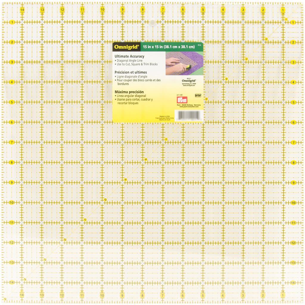 Omnigrid Ruler 15in x 15in