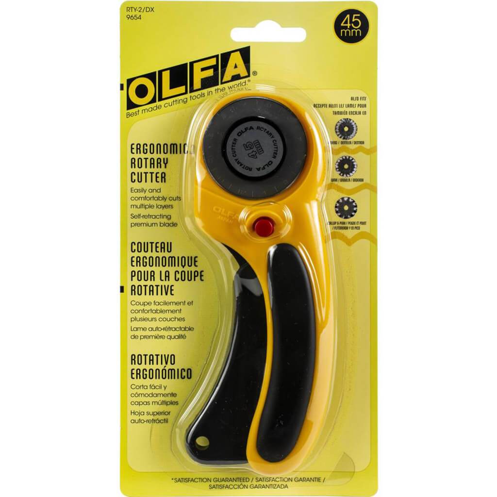 Olfa Deluxe Handle 45mm Rotary Cutter