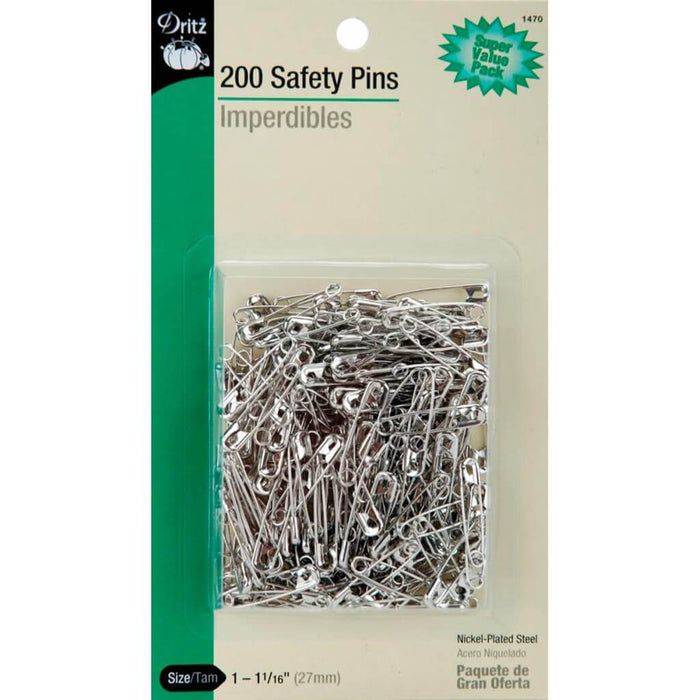 Dritz Safety Pins 200pcs Size 1