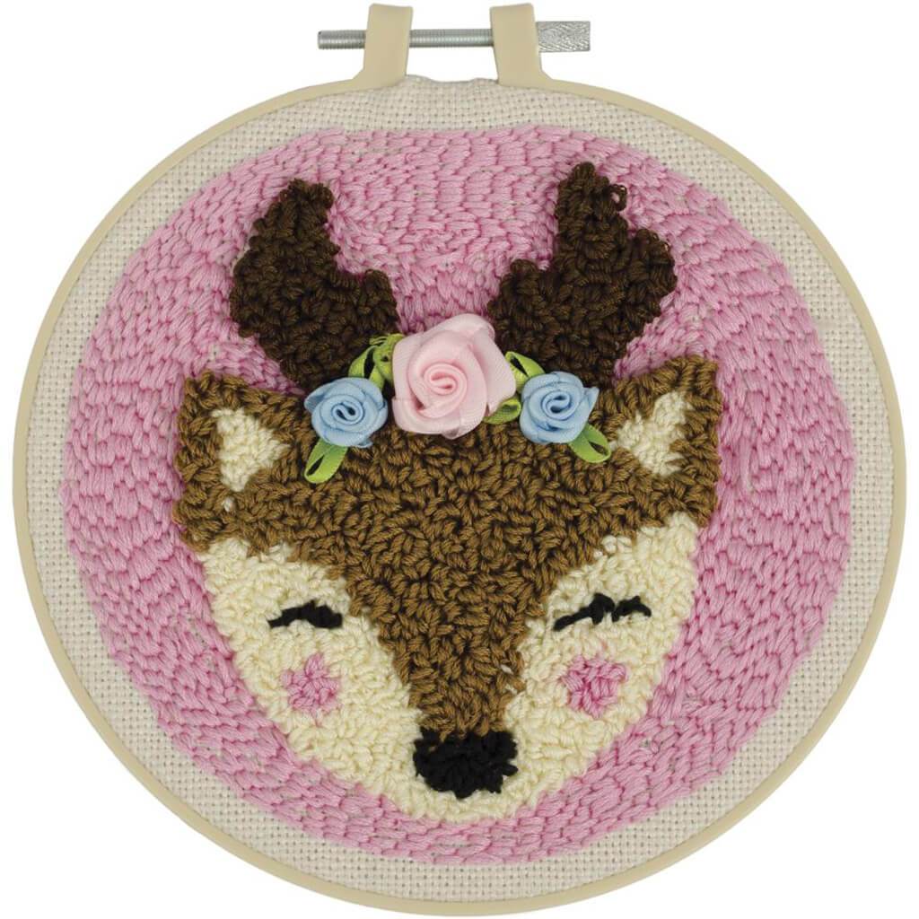 Needle Creations Needle Punch Stitch Kit 6in Deer