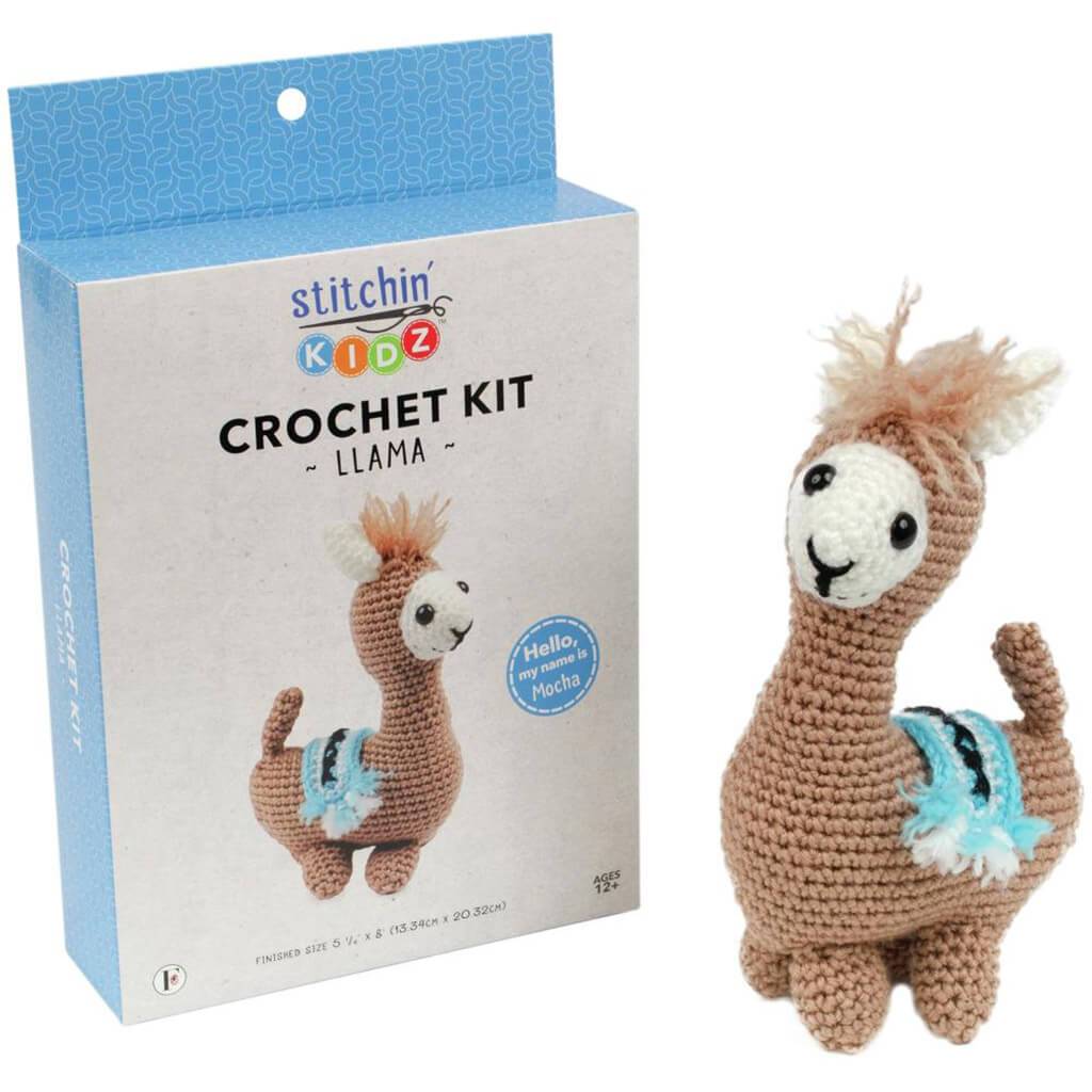 Stitchin' Kidz Crochet Kit Llama