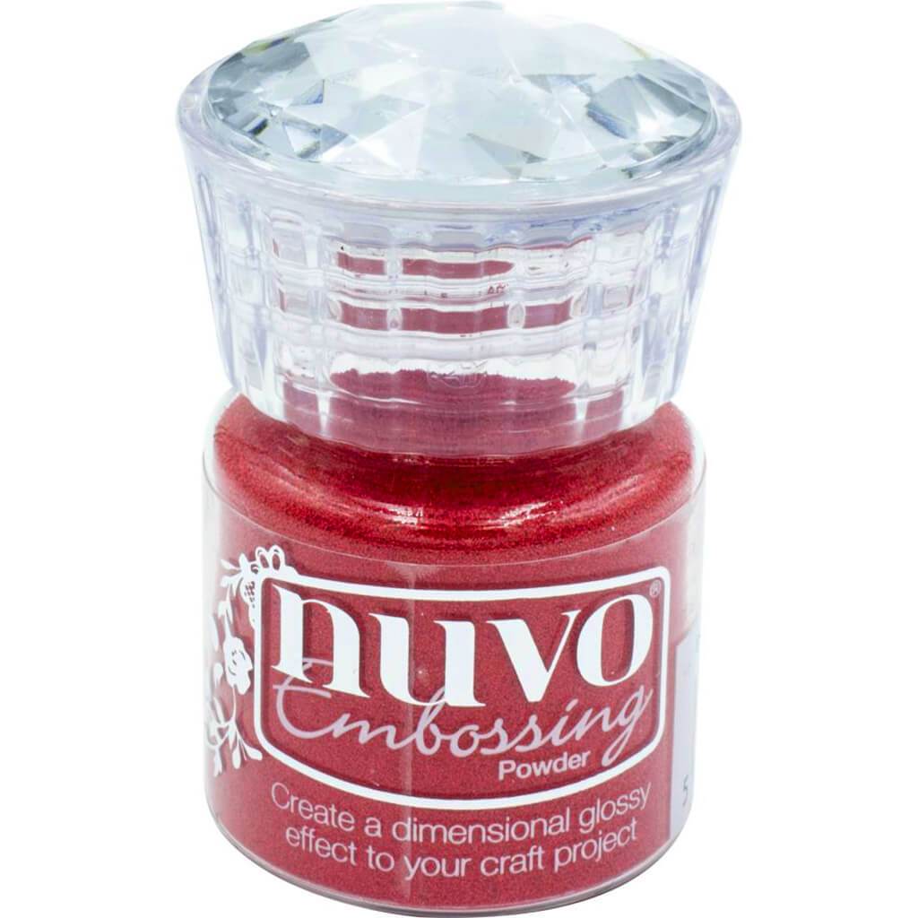 Nuvo Embossing Powder .74oz Sportscar Red