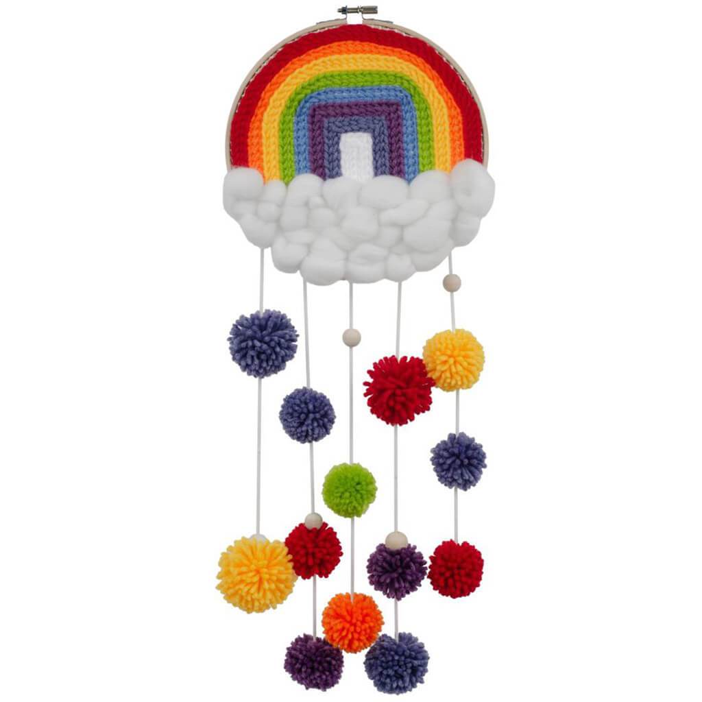 Needle Creations Crochet Wall Hanging Kit Rainbow