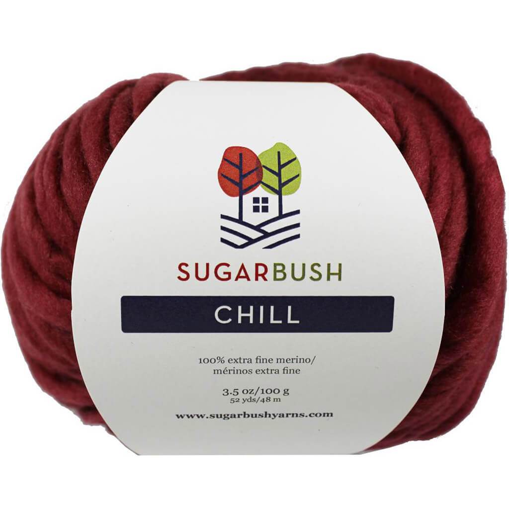 Sugar Bush Chill Yarn Wintery Wine 3.5oz