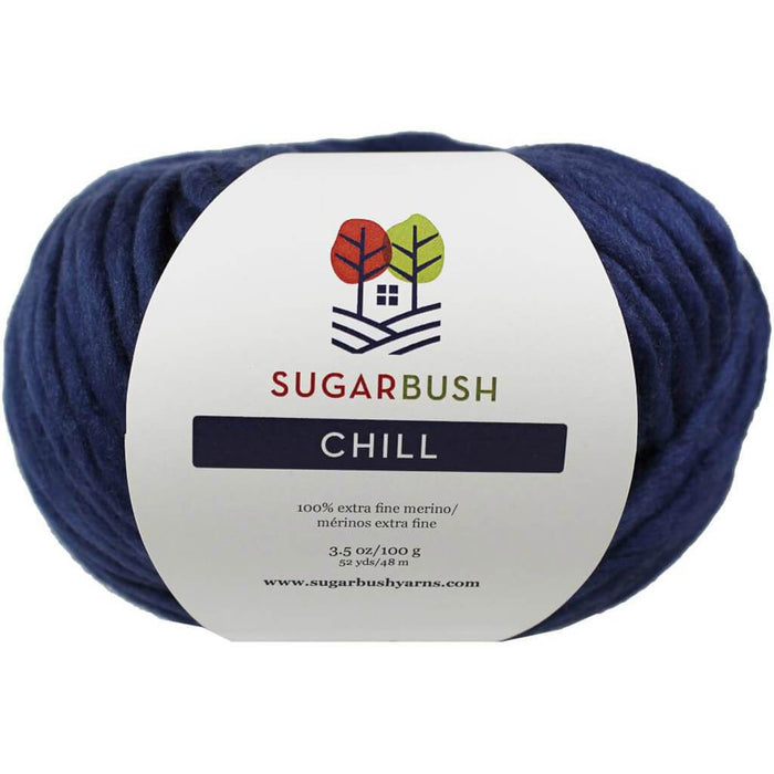 Sugar Bush Chill Yarn Nippy Navy 3.5oz