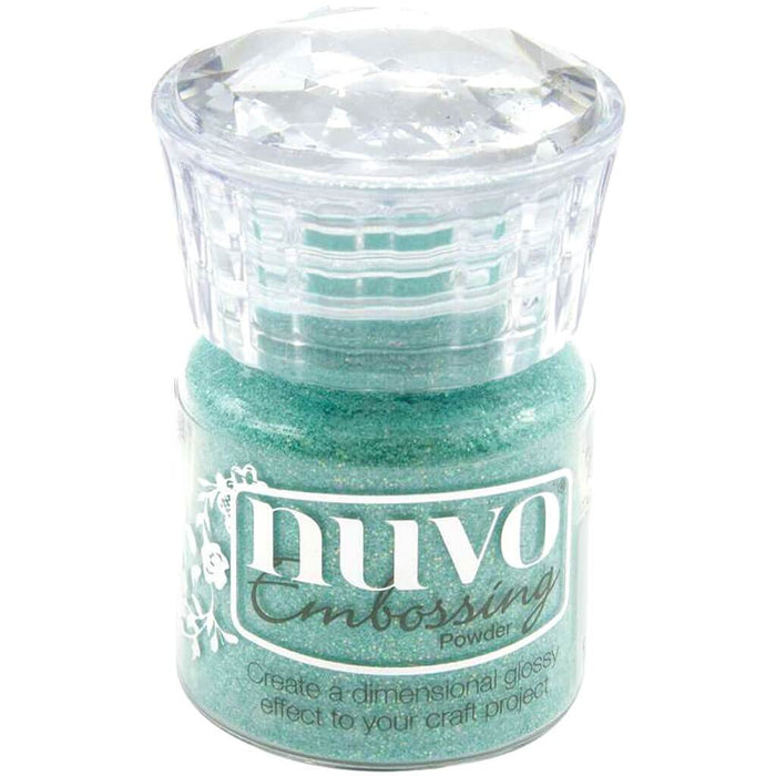 Nuvo Embossing Powder .74oz Ocean Sparkle