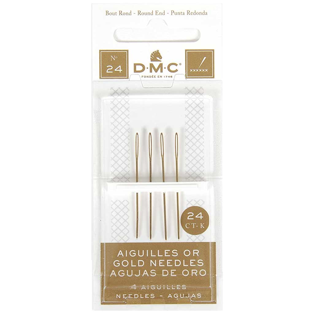 Gold Tapestry Hand Needles Size 22 4/Pkg