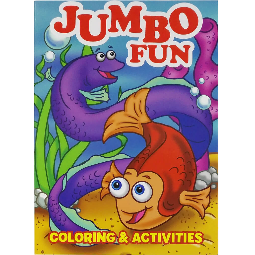 Bazic Jumbo Fun Coloring and Activity Book