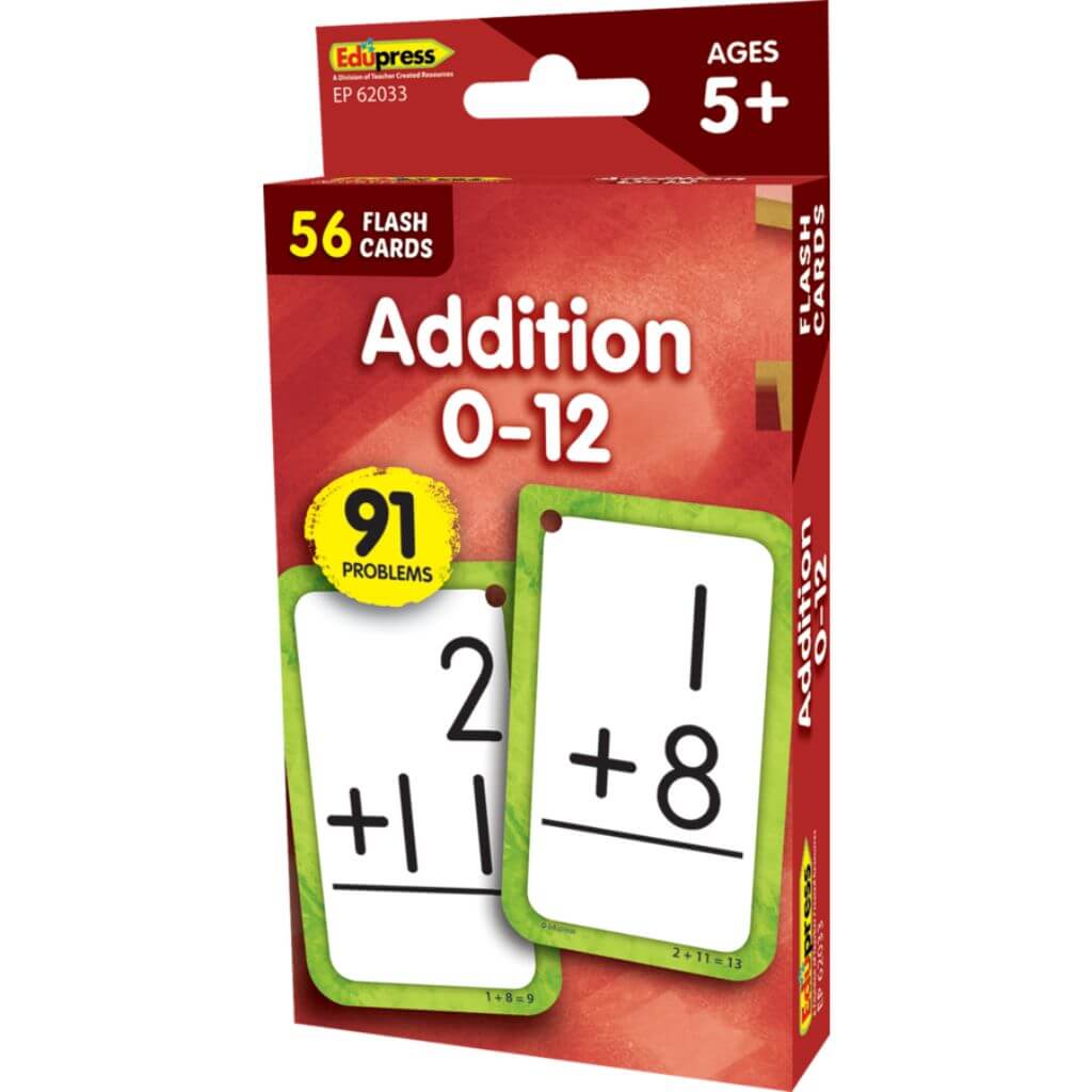 Flash Cards Addition 0-12