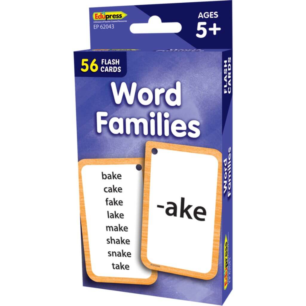 Flash Cards Word Families