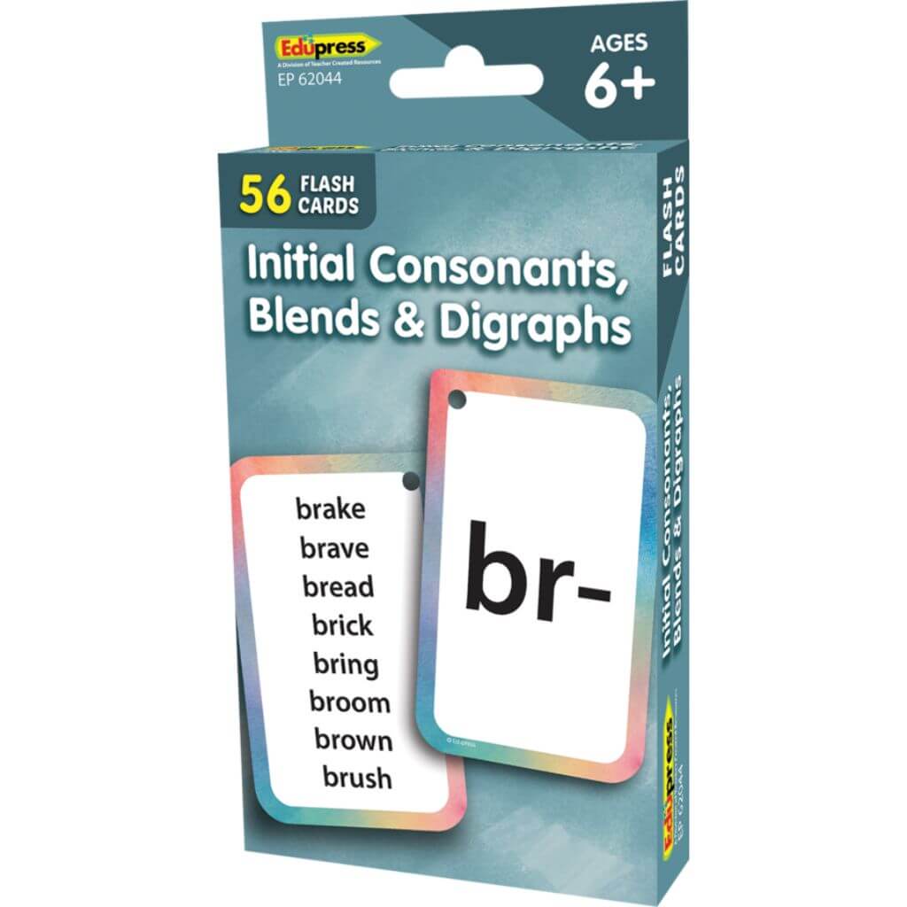 Flash Cards Initial Consonants Blends &amp; Digraphs