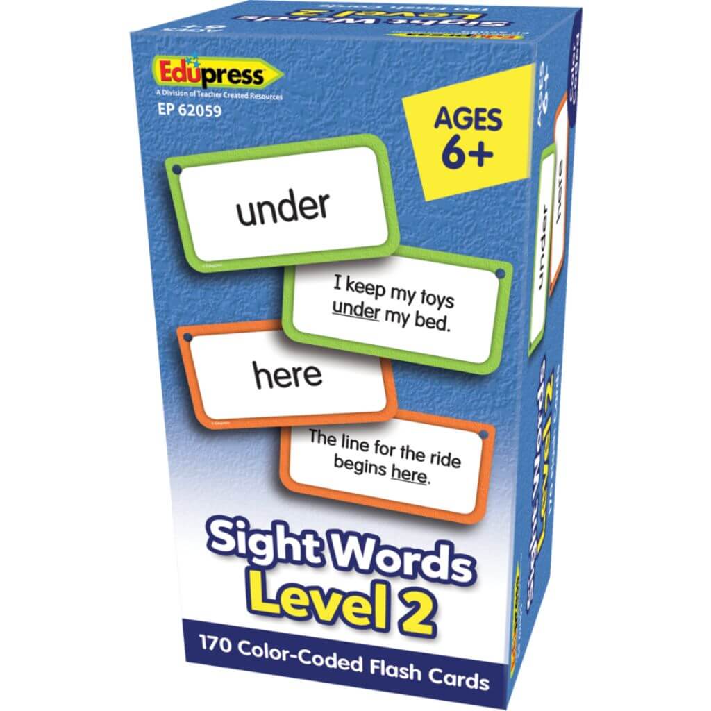 Flash Cards Sight Words Level 2