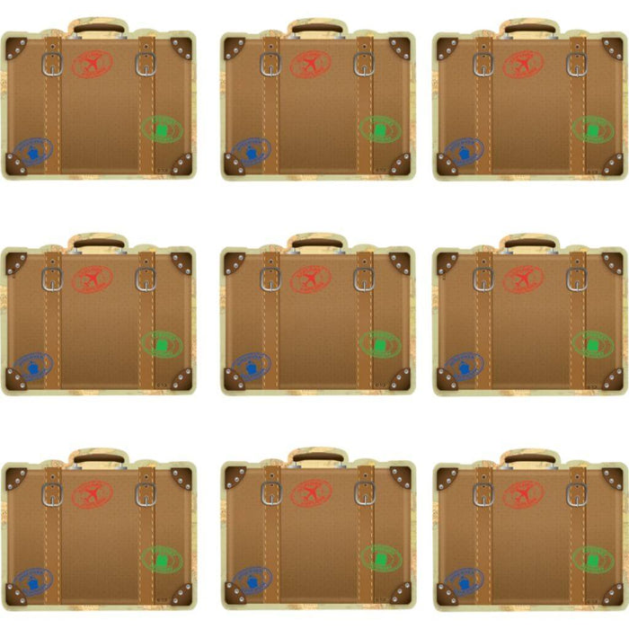 Travel The Map Luggage Mini Accents