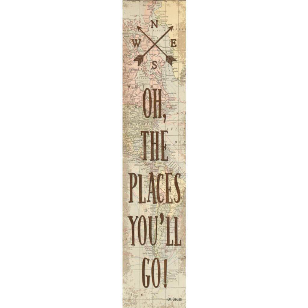 Travel The Map Oh, The Places You&#39;ll Go! Banner