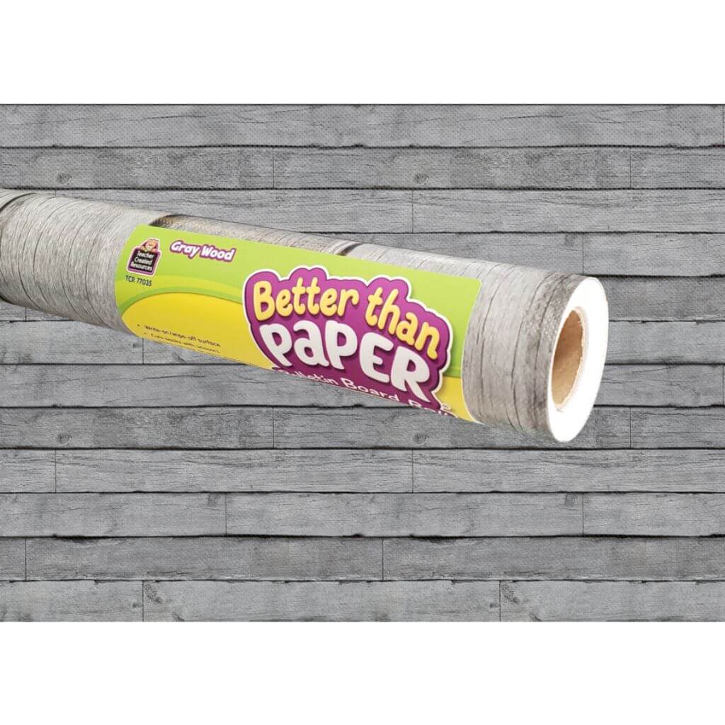 Better Than Paper Roll Gray Wood