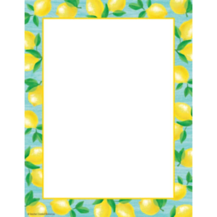 Lemon Zest Computer Paper