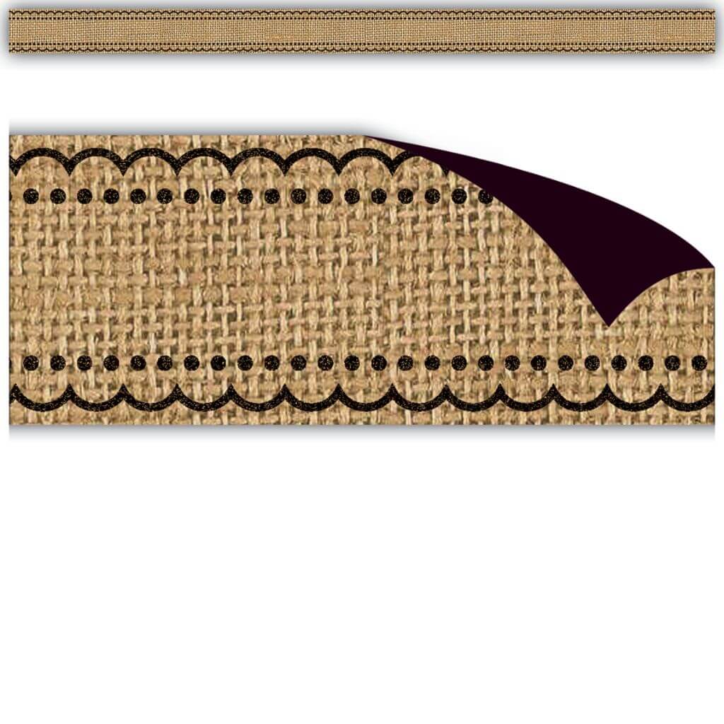 Burlap Magnetic Border