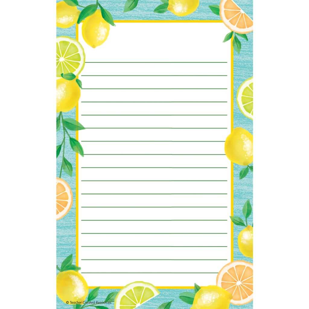 Lemon Zest Notepad