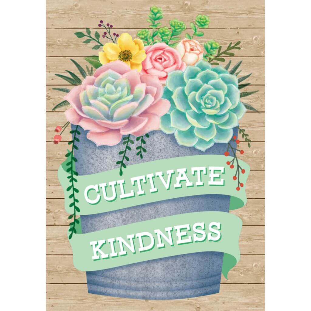 Cultivate Kindness Positive Poster