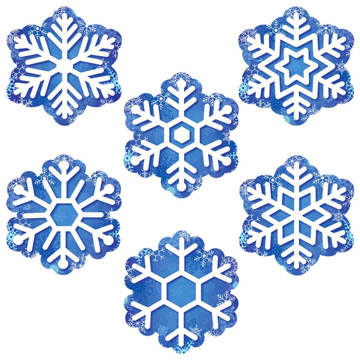 Snowflakes 6in Designer Cut Outs