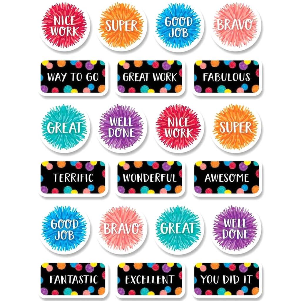 Pom-Pom Rewards Stickers