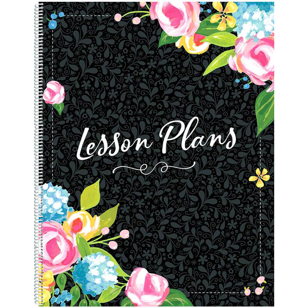 Fancy Floral Lesson Plan Book