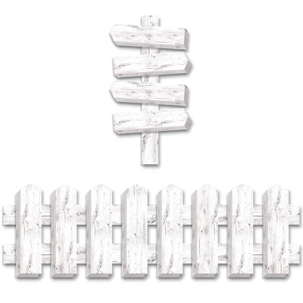 3D Pop Picket Fence Bulletin Board
