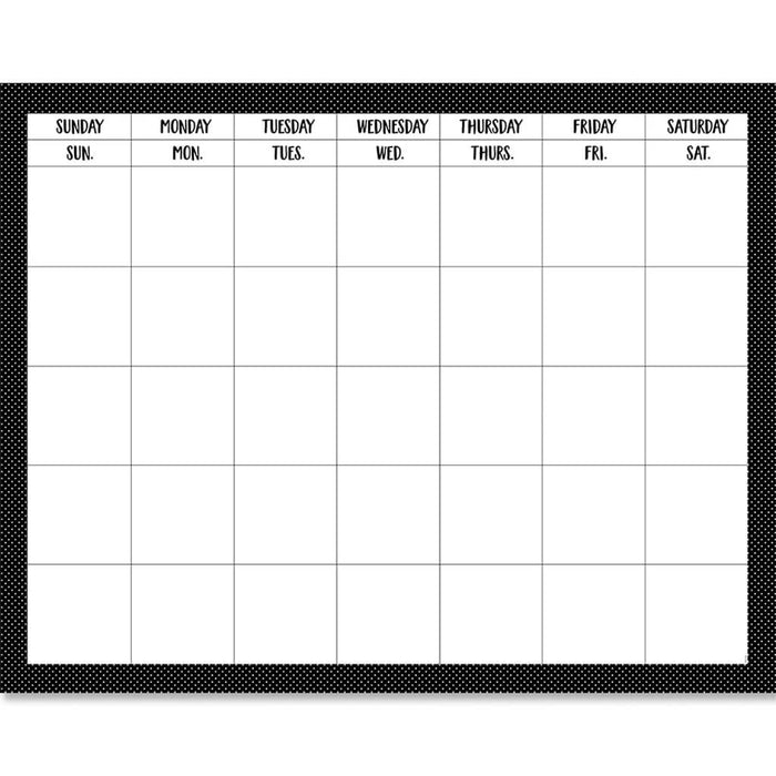 Swiss Dots Calendar Chart