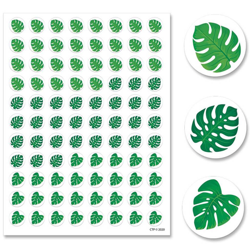 Palm Paradise Monstera Leaves Hot Spots Stickers