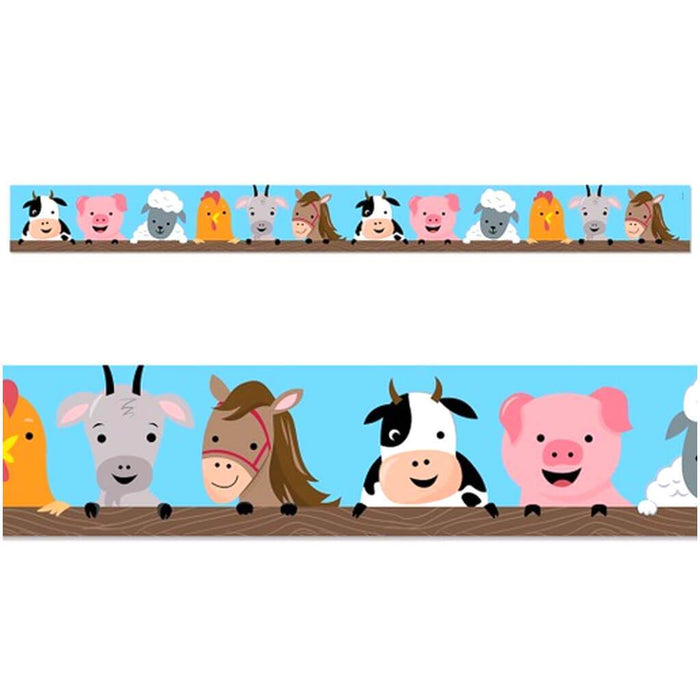 Farm Friends Farm Faces Border