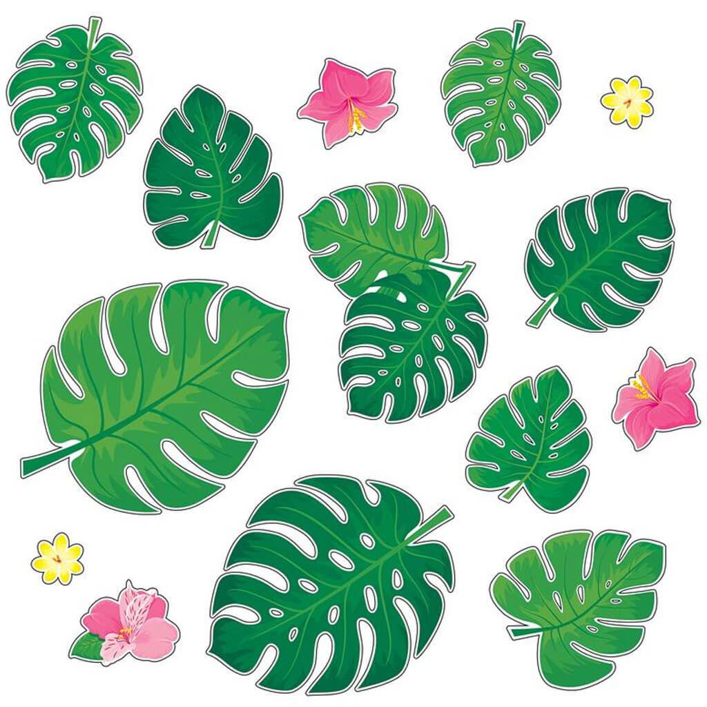 Palm Paradise Monstera Leaves Bulletin Board