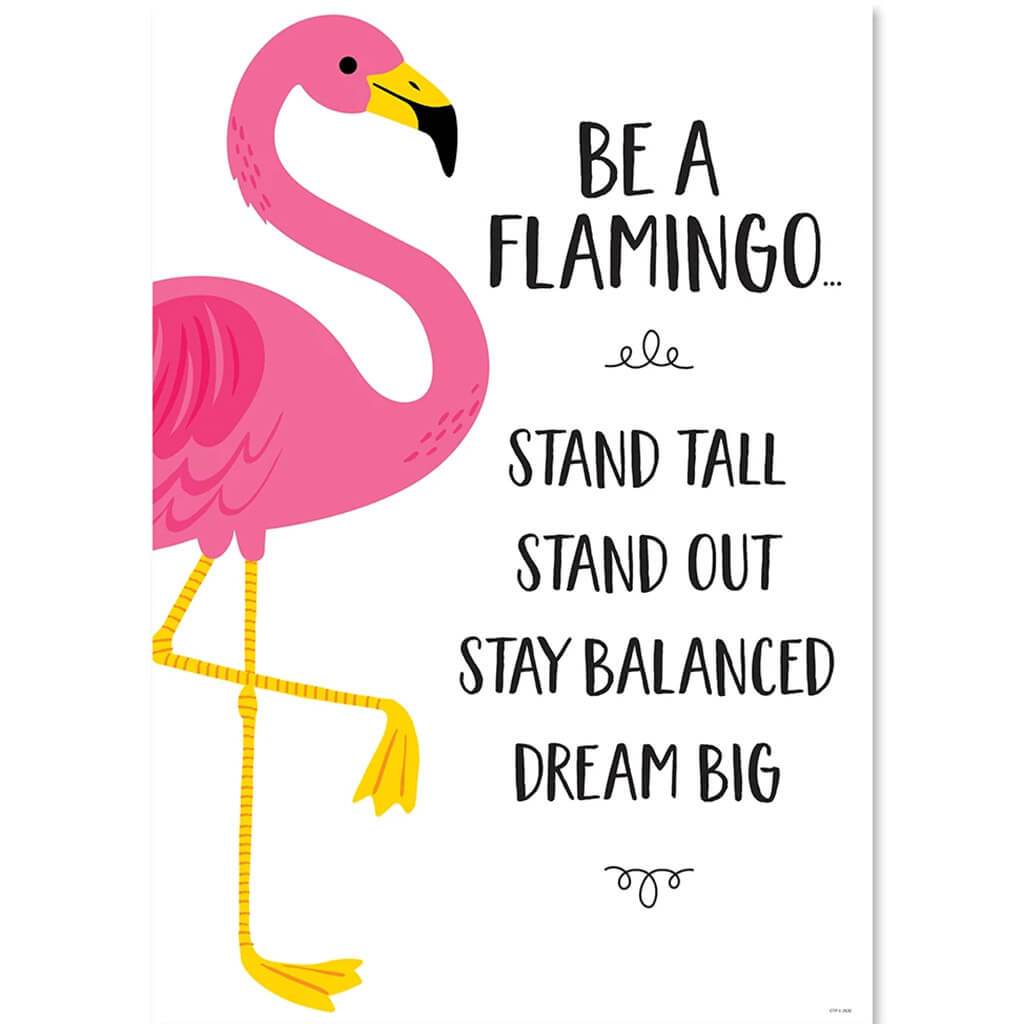 Be a flamingo? Palm Paradise Inspire U Poster