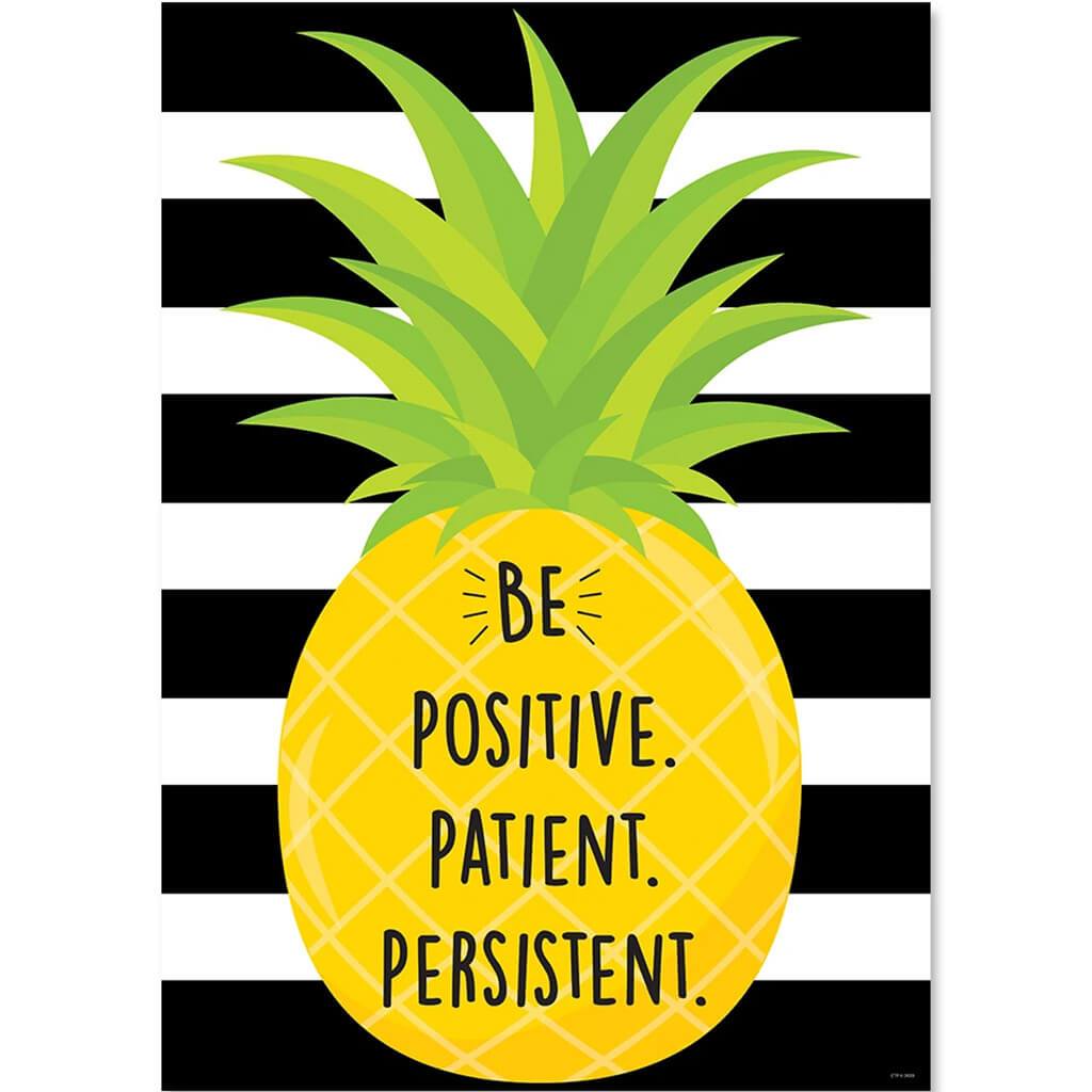 Be Positive. Patient. Persistent Palm Paradise Inspire U Poster