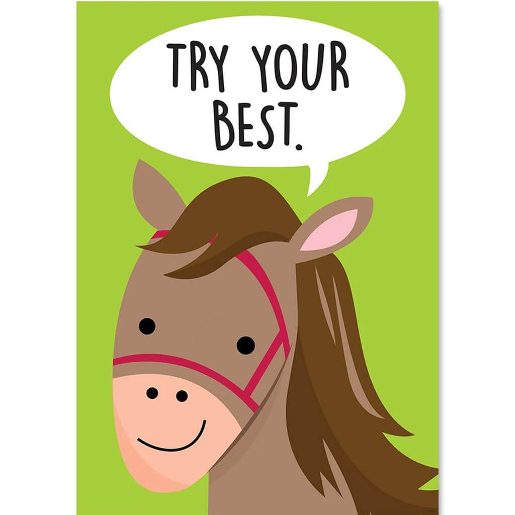 Try your best. Farm Friends Inspire U Poster