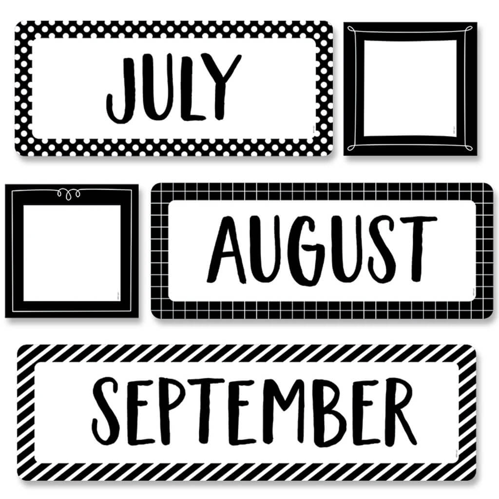 Months of the Year Mini Bulletin Board