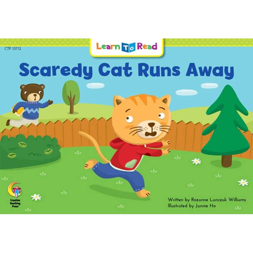 Scaredy Cat Runs Away Book