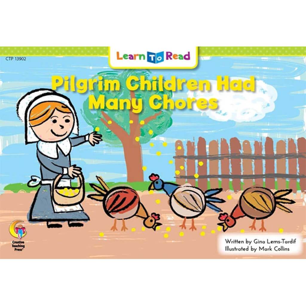 Pilgrim Children Had Many Chores Book