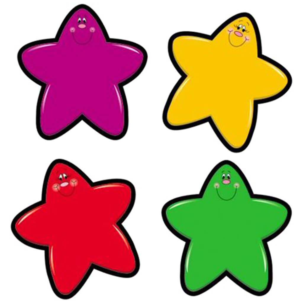 Stars Asst Colorful Cut-Outs