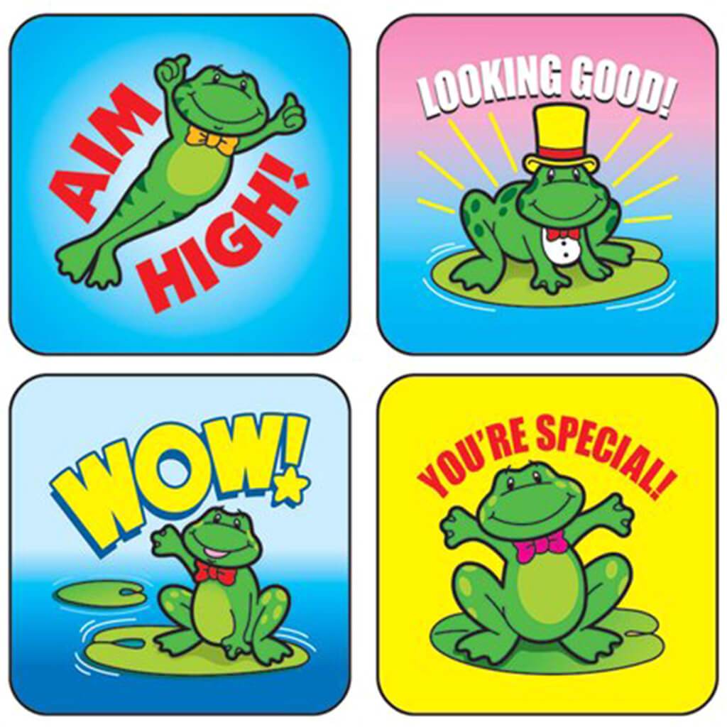 Frogs Motivational Stickers