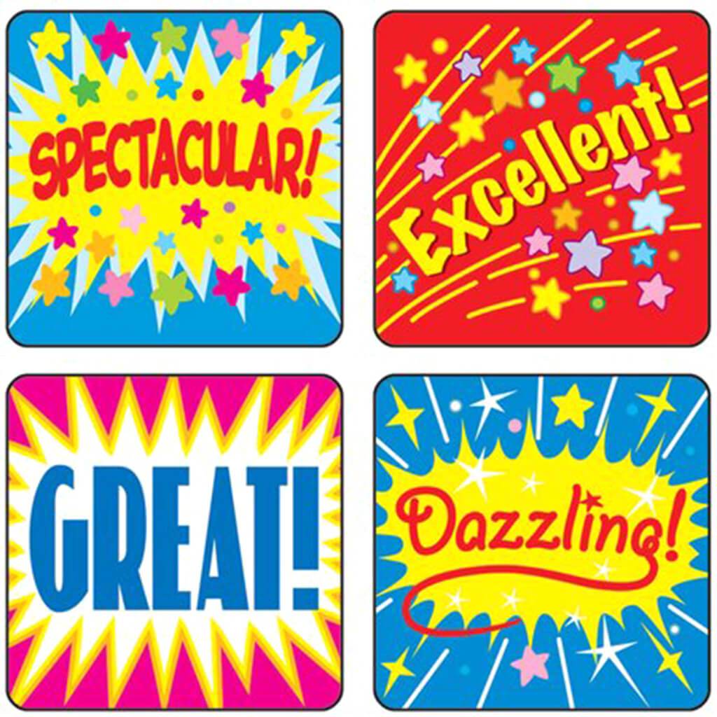 Positive Words Motivational Stickers